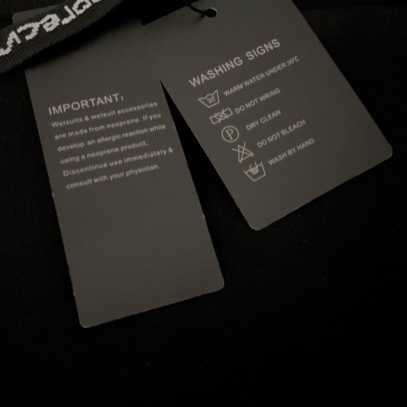 NWT Lemorecn Diving Vest Wetsuit Top Neoprene 3mm Zipper Black Blue XXL - Picture 11 of 13